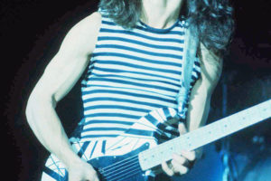 Eddie Van Halen performing at the New Haven Coliseum.